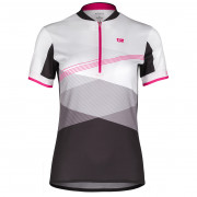 Ženski biciklistički dres Etape Liv bijela / ružičasta White/Pink