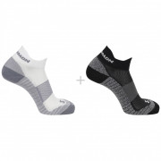 Čarape Salomon Aero Ankle 2-Pack bijela/crna