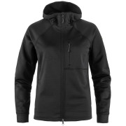 Ženska jakna Fjällräven Abisko Grid Fleece Hoodie W crna Black