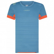 Ženska majica La Sportiva Sunfire T-Shirt W plava / crvena Atlantic/Paprika