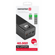 Power bank eksterne baterije Swissten Power Line 40000 mAh 100W