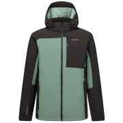 Muška softshell jakna Regatta Hewitts zelena/svijetlo zelena DkFrstGr/Blk