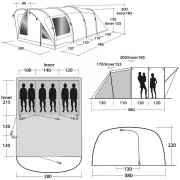 Šator Outwell Lawndale 6