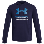 Muška dukserica Under Armour Rival Terry Graphic Hood plava