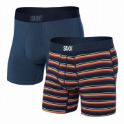 Bokserice Saxx Vibe Super Soft Bb 2Pk tamno plava field stripe/navy