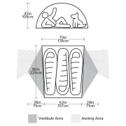 Izuzetno lagani šator Big Agnes Copper Spur UL3