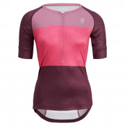 Ženski biciklistički dres Silvini Stabina tamno ljubičasta/ružičasta