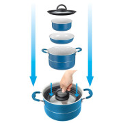 Set posuđa Brunner Carezza 7+1 Ø 22cm