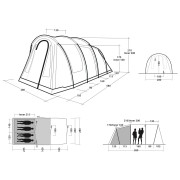 Obiteljski šator Outwell Rockwell 4