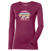 Ženska funkcionalna majica Progress Hela "Landscape" Ljubičasta ostruzinova