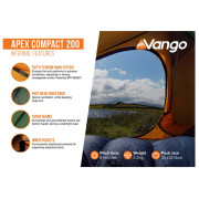 Turistički šator Vango Apex Compact 200