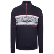 Muški džemper Dale of Norway Moritz Masc Basic Sweater plava/bijela Navy White Raspberry