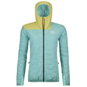 Ženska jakna Ortovox Swisswool Piz Badus Jacket W plava ice waterfall