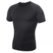 Muške funkcionalne majice Sensor Merino Air kratki rukav crna Black