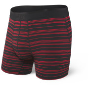 Bokserice Saxx Platinum Boxer Brief Fly crna/crvena Black/RedTidalStripe