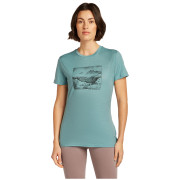 Ženska majica Icebreaker Women Merino 150 Tech Lite SS Tee Terrain