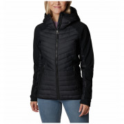 Ženska zimska jakna Columbia Powder Lite™ Hybrid Hooded Jacket crna