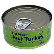 Konzerva Just Meat Krůtí prsa 100 g zelena