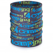 Višenamjenski šal 4camping Logo šal plava/zelena