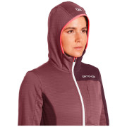 Ženska funkcionalna dukserica Ortovox Fleece Light Grid Hooded Jkt W