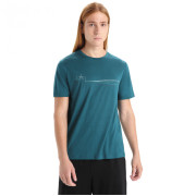 Muške funkcionalne majice Icebreaker Men Tech Lite II SS Tee Cadence Paths