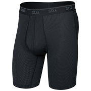 Muške bokserice Saxx Quest Quick-Dry Mesh Long Boxer Brf Fly crna black