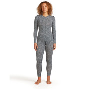 Ženska funkcionalna majica Icebreaker Women Merino 200 Oasis LS Crewe Flock Forms AOP