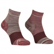 Ženske čarape Ortovox Alpine Quarter Socks W ružičasta/boja vina
