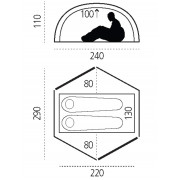 Šator Fjällräven Keb Dome 2
