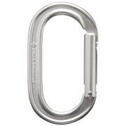 Karabiner Black Diamond Oval Keylock srebrena Polished