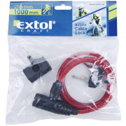 Lokot za bicikl Extol spiralni lokot, 6x1000 mm