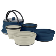 Set posuđa Sea to Summit X-Set: 12 5pc siva/plava