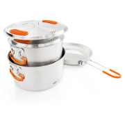 Set posuđa GSI Outdoors Glacier Stainless Base Camper Medium