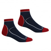Muške čarape Regatta Samaris TrailSock plava / crvena Navy/Darked