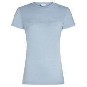 Ženska funkcionalna majica Icebreaker Women M 150 Tech Lite SS Tee IBStitchlin svijetlo plava Zinc Blue