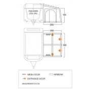 Šator za kamper Vango Balletto Air 330 Elements Shield