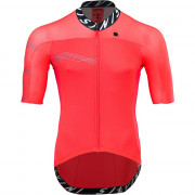 Muški biciklistički dres Silvini Stelvio srebrena/crvena RubyBlack