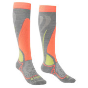 Dokoljenice Bridgedale Ski Junior Racer Denim siva/zelena grey/neon/323