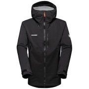 Muška jakna Mammut Kento HS Hooded Jacket Men crna/bijela Blackwhite
