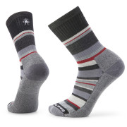 Muške čarape Smartwool Everyday Light Cushion Saturnsphere Crew siva/crvena