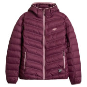 Ženska hibridna jakna 4F Down Jacket F0895 boja vina Dark Pink