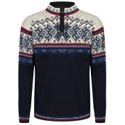 Muški džemper Dale of Norway Vail Masc Sweater tamno plava Midnightnavy Redrose Offwhite