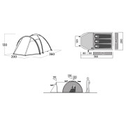 Turistički šator Easy Camp Lomsdal 3