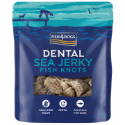 Poslastice za pse Fish4Dogs Dental Sea Jerky Fish Knots 100g