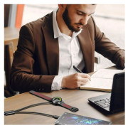 Kabeli za punjenje i sinhronizaciju Swissten Wireless magnetic charging cable 2in1 for Samsung Watch + USB-C 1,2 m