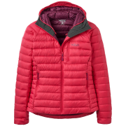 Ženska jakna Rab Microlight Alpine Down Hoody crvena