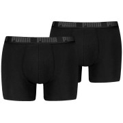 Muške bokserice Puma Everyday Basic Boxer 2P crna black / black