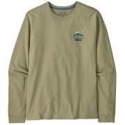 Muška majica Patagonia Long-Sleeved Great Waves Responsibili-Tee zelena Gumtree Green