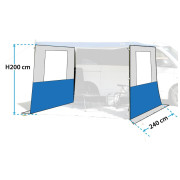 Bočna zaštita od pogleda Brunner Sidewall Set Sunny Van Roof