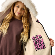 Dječji nepromočivi kaput Regatta Junior Waterproof Changing Robe Pro Pink